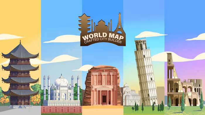 世界地图：精心打造的城市建设者丨World Map Crafted City Builder