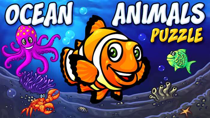 海洋动物拼图丨Ocean Animals Puzzle