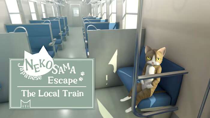 Japanese NEKOSAMA Escape The Local Train