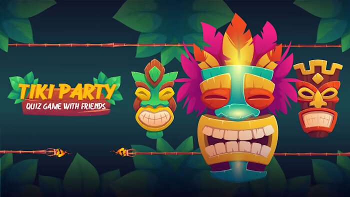 Tiki Party Quiz Game with Friends