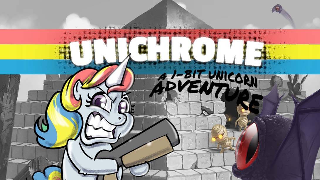 Unichrome A 1-Bit Unicorn Adventure