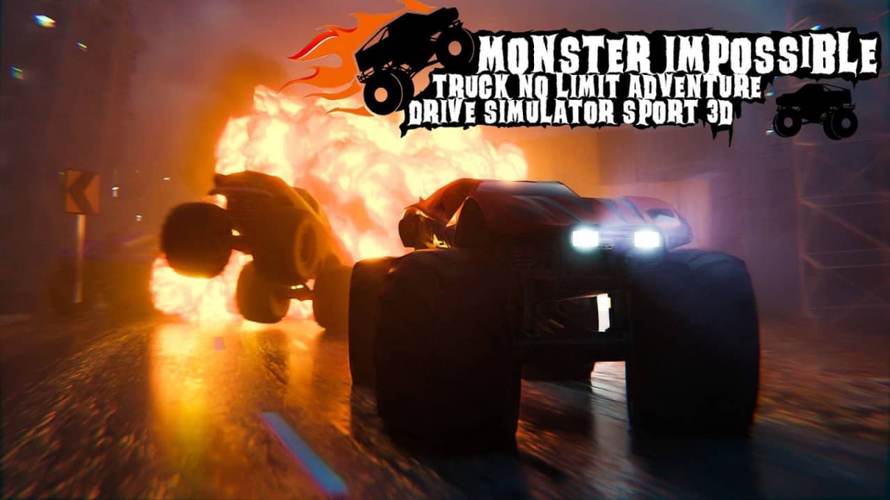 怪物不可能的卡车无限冒险驾驶模拟器运动3D Monster Impossible Truck No Limit Adventure Drive Simulator Sport 3D