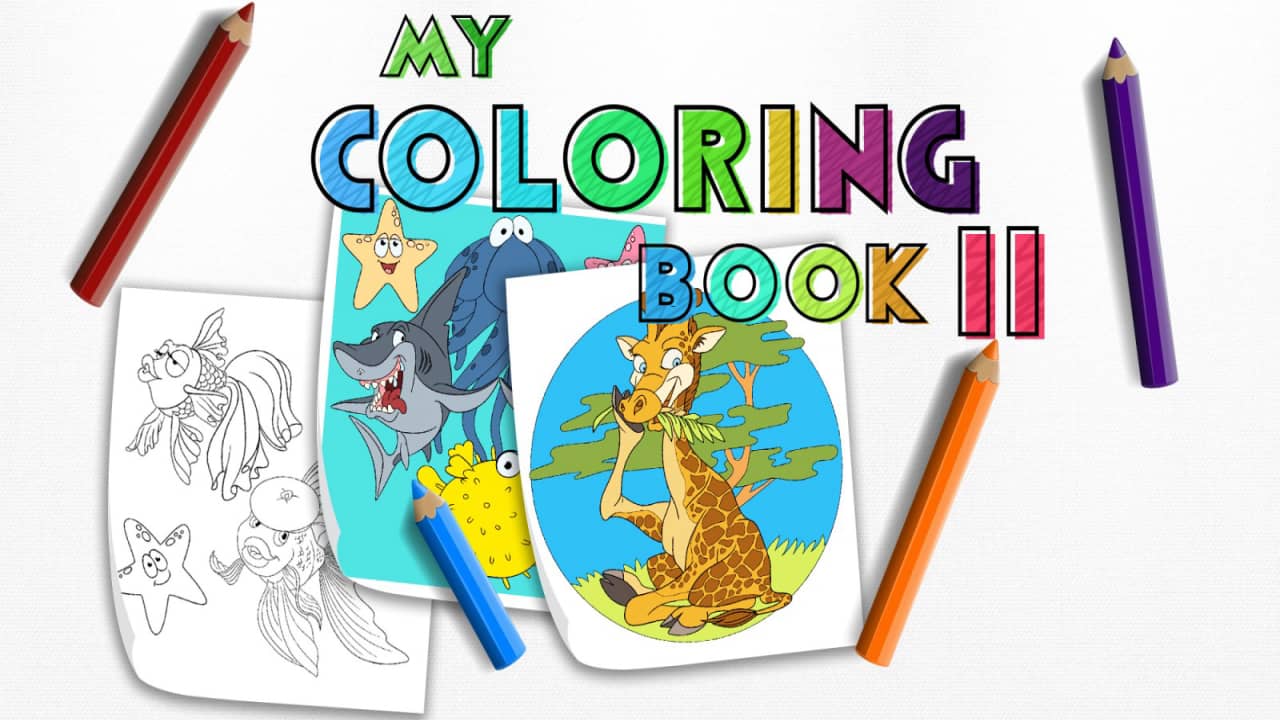 我的涂色书2合1套装 My Coloring Books – 2 in 1 Bundle